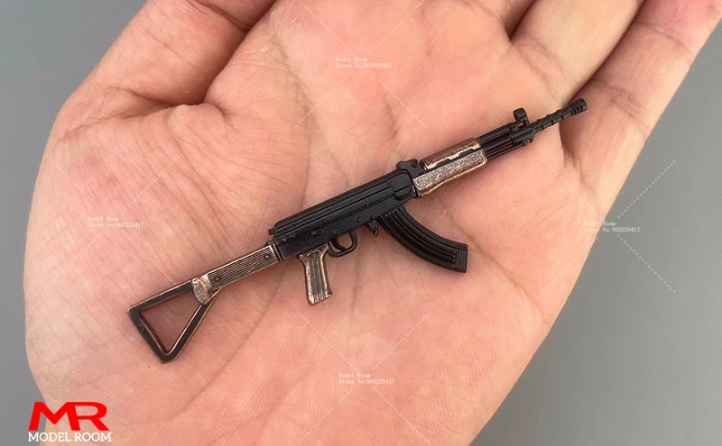 1/12 Scale Mini Sniper Rifle Gun Model AKM M4A1 98K Scene Accessories Fit 6'' Male Female Soldier Action Figure Body