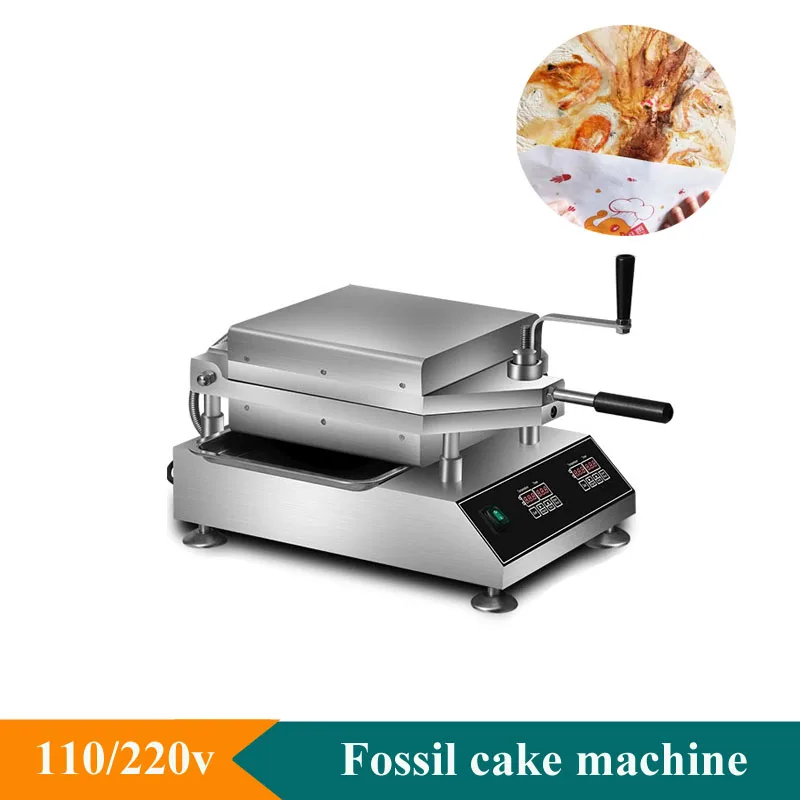 

Temperature Adjustable Thin Pancake Making Machine Fossil Cake Pressing Machine Crispy Pancake Machine