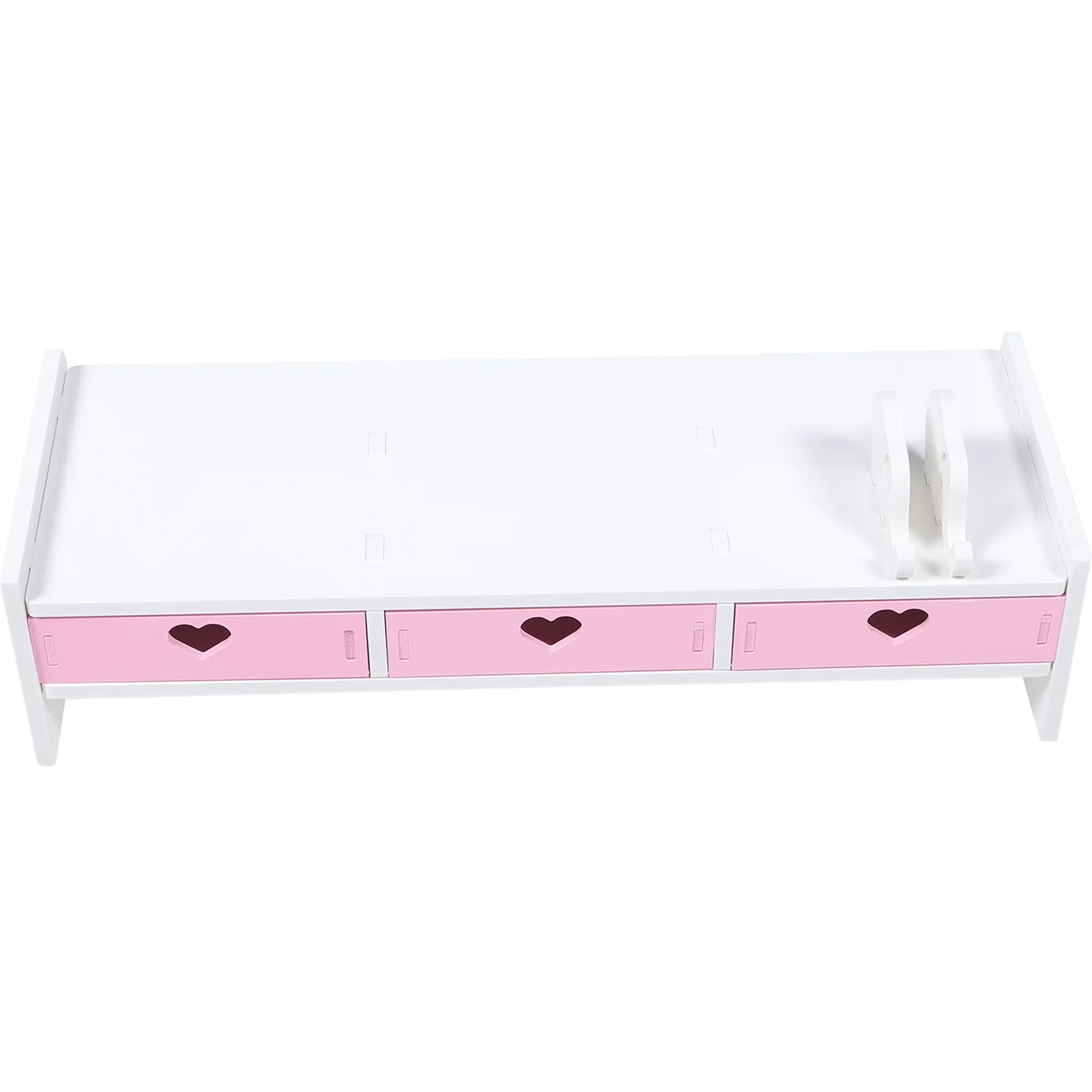 

Monitor Stand with Keyboard Storage Laptop Riser Shelf Computer for WPC Screen Desk Organizer Office