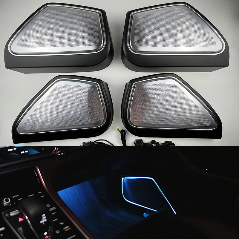 

Replace High Quality 7 Colors Ambient Light for Porsche Panamera 971 2017-2021 4 Doors Speaker Lamp Interior Accessories