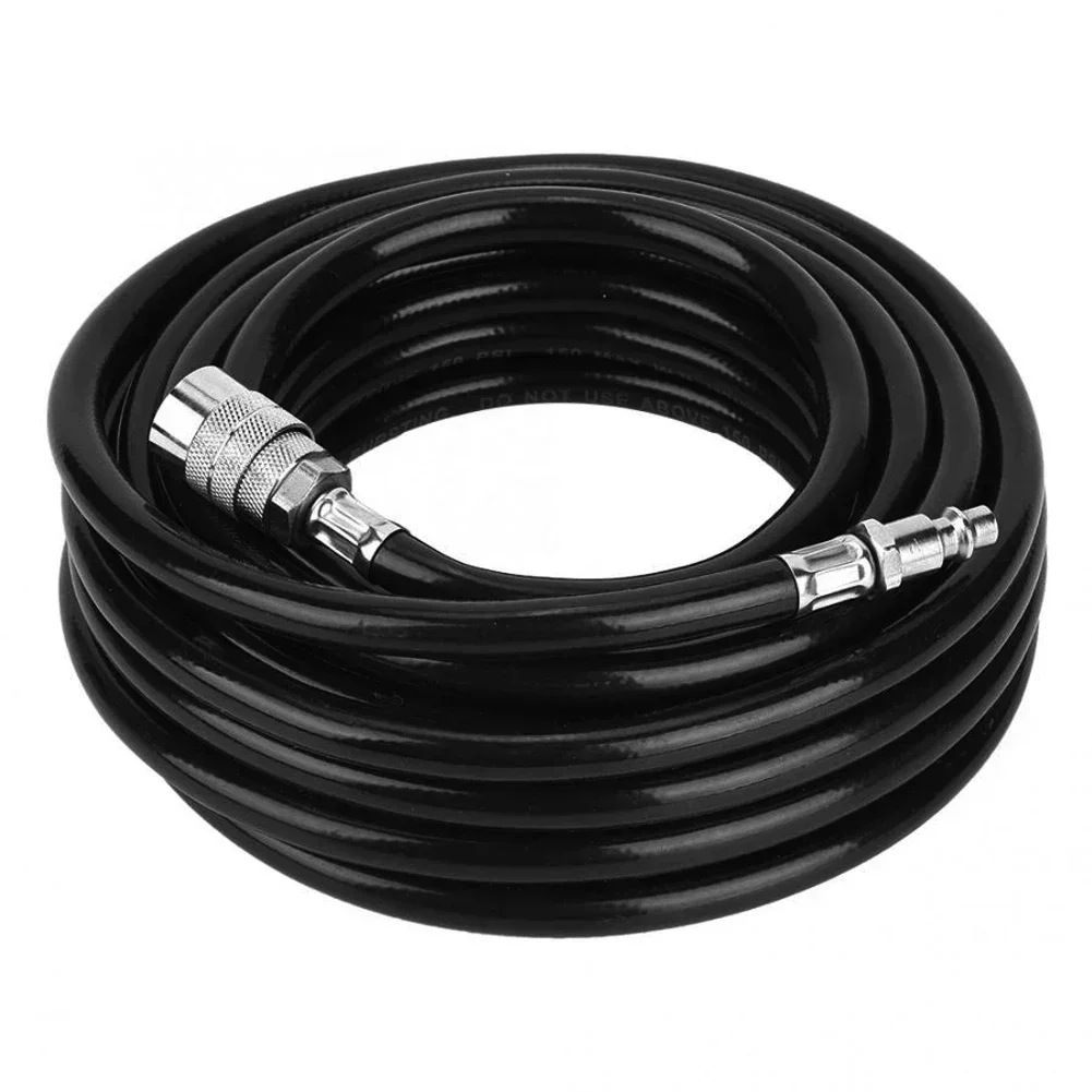 24.6ft PVC Pneumatic Air Compressor Hose Accessory With Quick Connect Air Hose Compressor Tools US Type Quick Connector