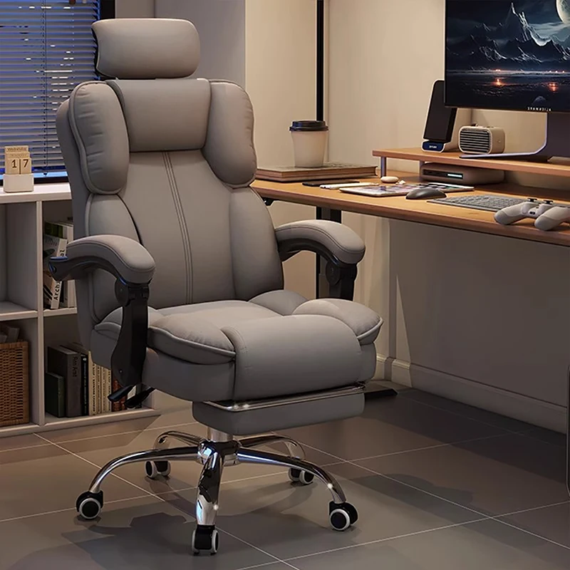 Rolling Comfortable Office Chair Arm Chair Ergonomic Swivel Office Chair Accent Gaming Bedroom Silla Ergonomica Home Furniture