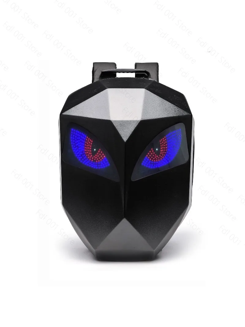 LED cycling backpack, a must for cycling enthusiasts to travel, PC material, polyester lining, expansion zipper, large space