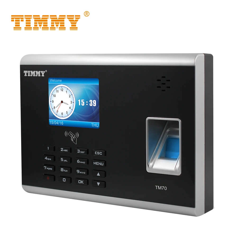 TIMY Wireless Biometric Time Attendance Device Fingerprint 3G 4G with GSM for Time Recording
