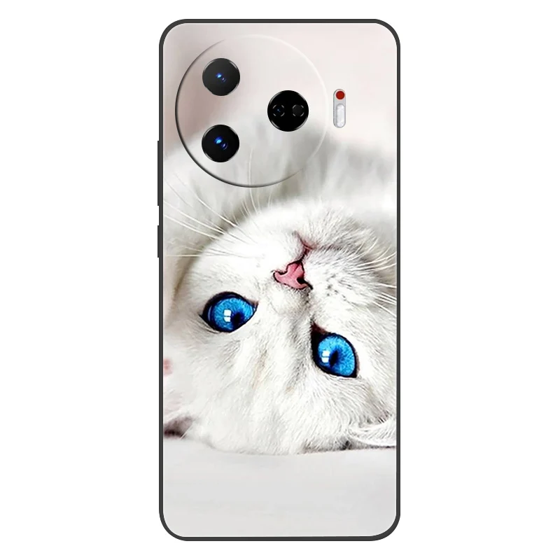 For Tecno Camon 30 Pro 5G Case for Camon30 Pro Funda Soft Silicone Phone Case For Tecno Camon 30 Pro 5G Cover Coque Cute Cat