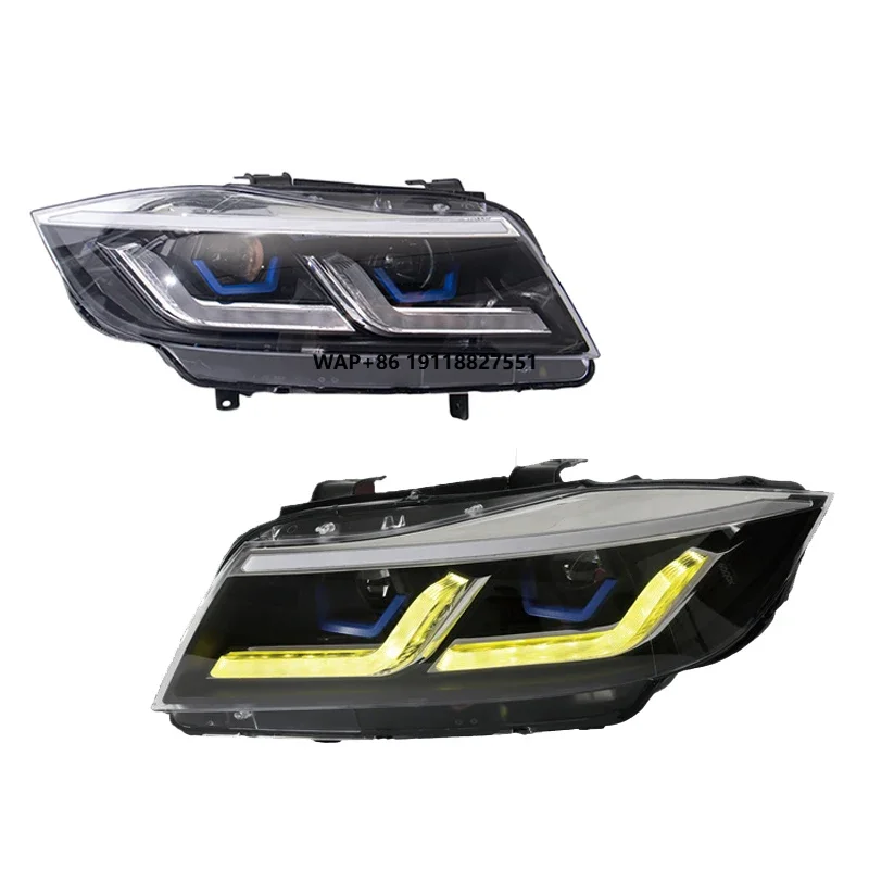 

New 12V for 3 Series E90/E91 2005-2010 Pre/Post LCI Custom LED Front Headlights Plug-and-Play Upgrade