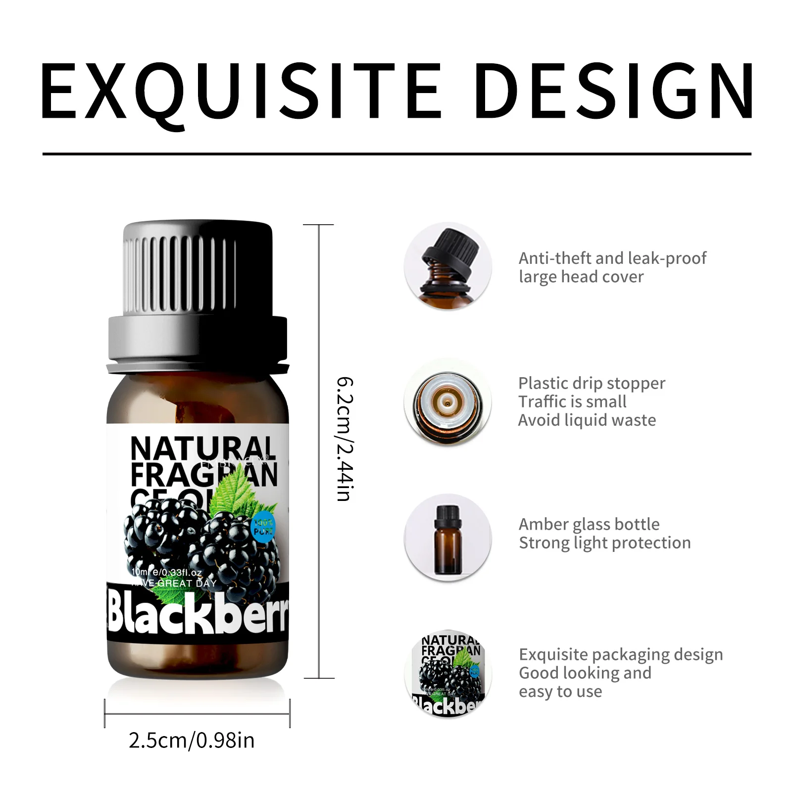 10ml Olejki eteryczne Blackberry Perfumy damskie Blackberry Śmieszne prezenty perfumy damskie mydło / świeca
