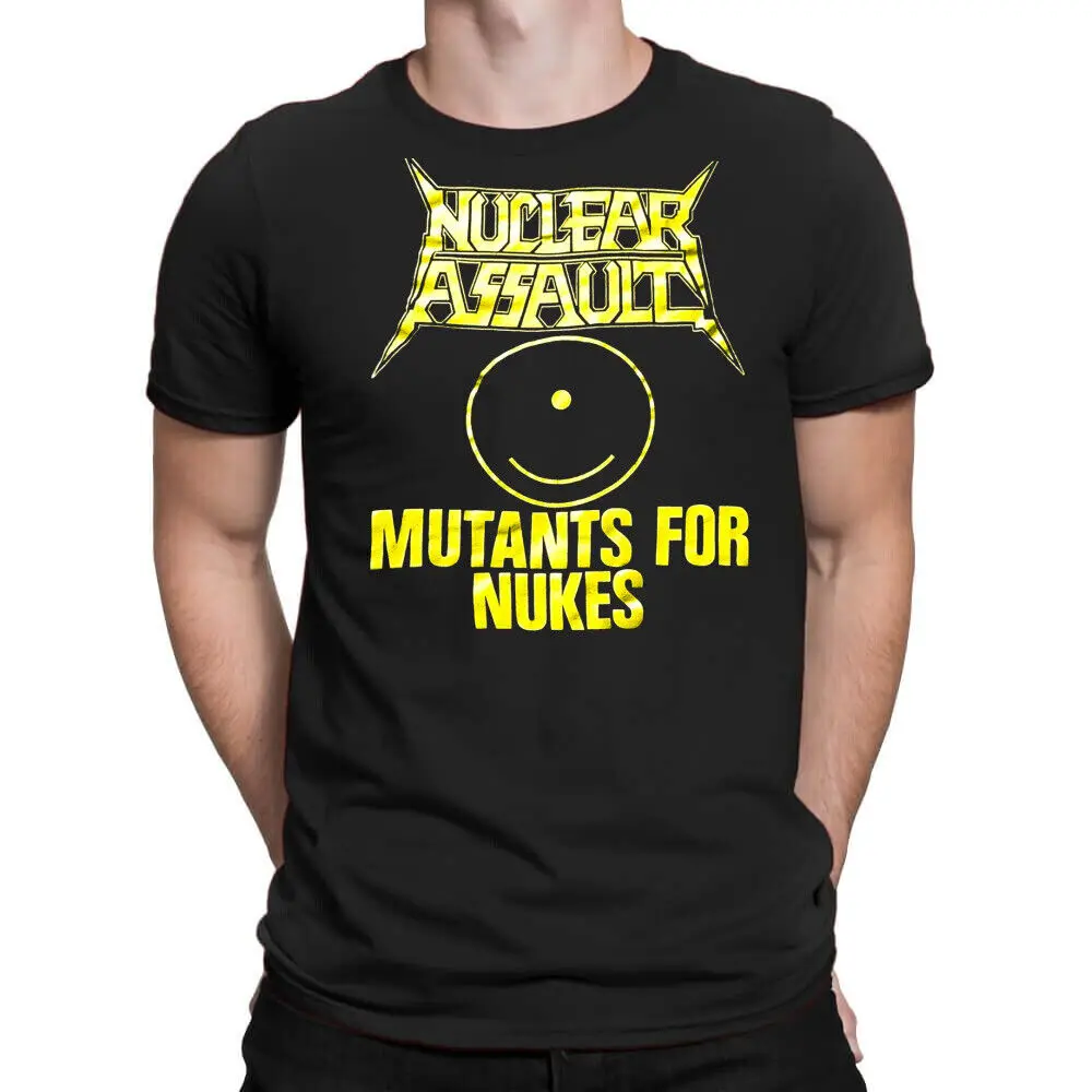 Best Dark Mutants For Nukes Nuclear Assault Art Music T-Shirt Unisex T-shirts For Man Woman Short Summer Tees Casual Cotton