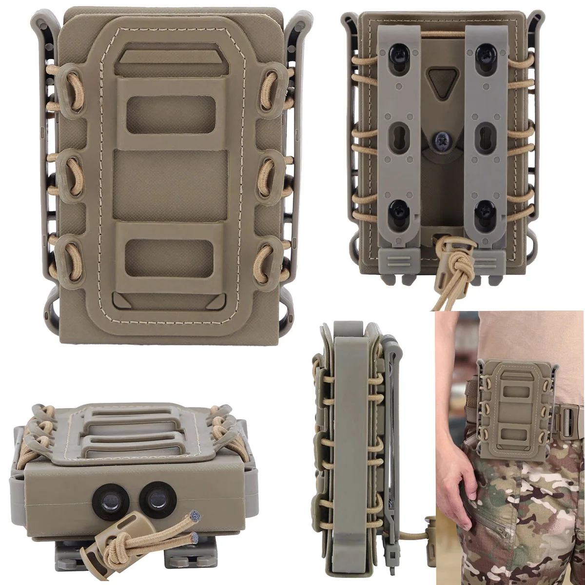 

Тактические подсумки Molle для магазинов M4, AR15, M16, 5.56, 7.62, а также для пистолетных магазинов, чехол-держатель для магазинов.