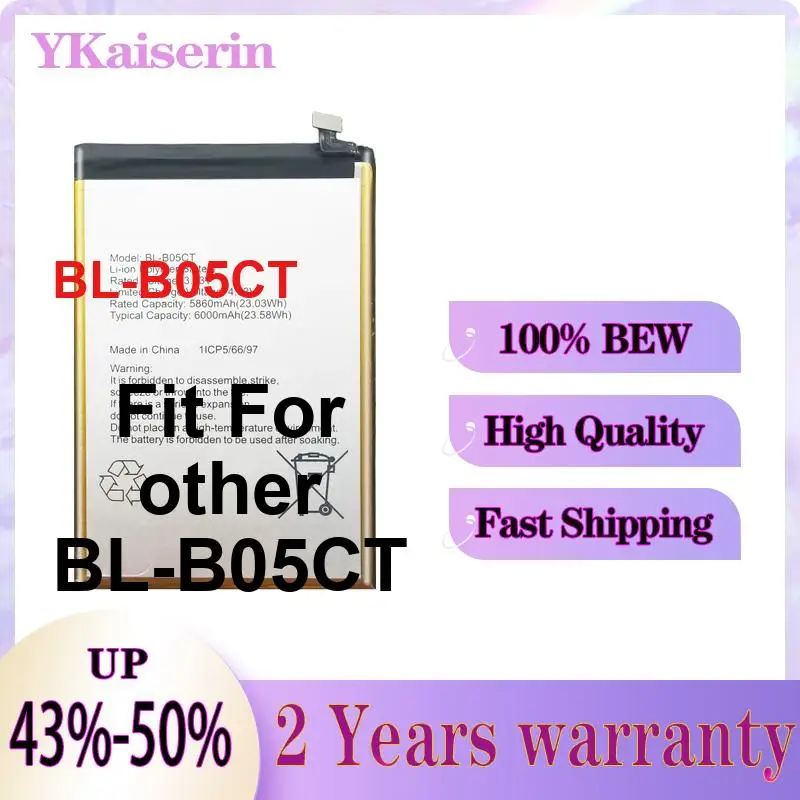 Fit For Other BL-B05CT 6000mAh Mobile Phone Battery High Performance