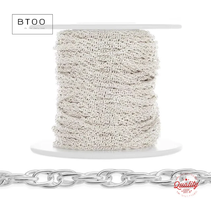

Цепочка-веревочка 1 мм / 1,37 мм, цепочка из стерлингового серебра 925 пробы, ожерелье, серебряное ювелирное изделие, цепочка для самостоятельного изготовления, необработанная цепочка для украшений
