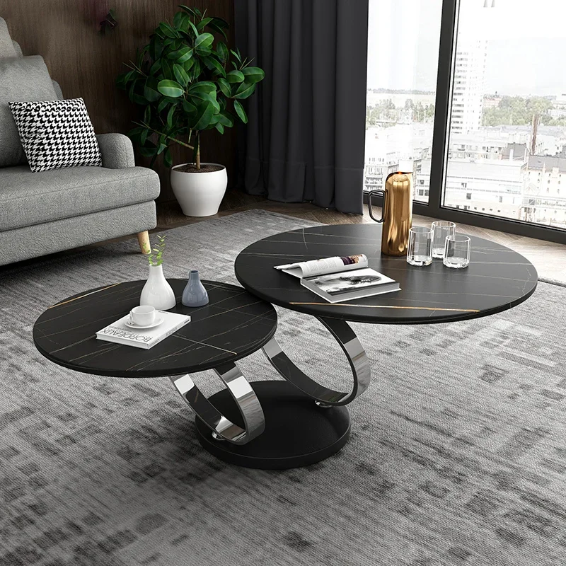 

Iron Irregular Coffee Table Luxury Italian High Reading Modern Living Room Table Nordic Black Tavolino Da Salotto Furnitures