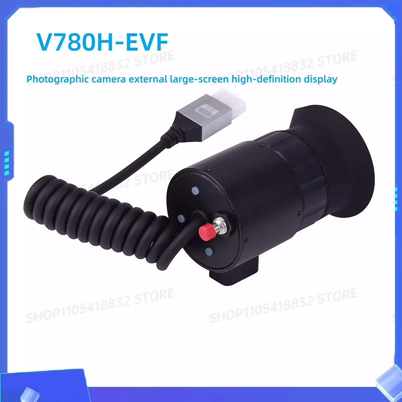 1PC New 1920*1080P Portable Large Screen High Definition HDMI Photography Viewfinder External Monitor V780H-EVF