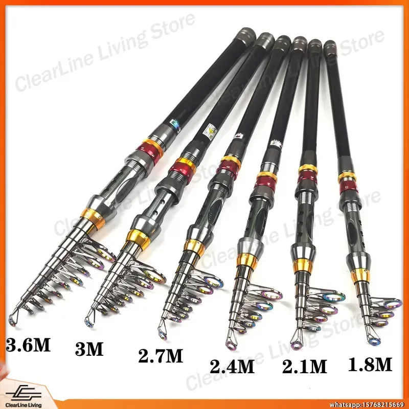 

Fishing Rod Set with Reel Bait Box for Offshore Beach Fishing Long Casting Rod Tackle Kit Saltwater Freshwater Fishing Gear