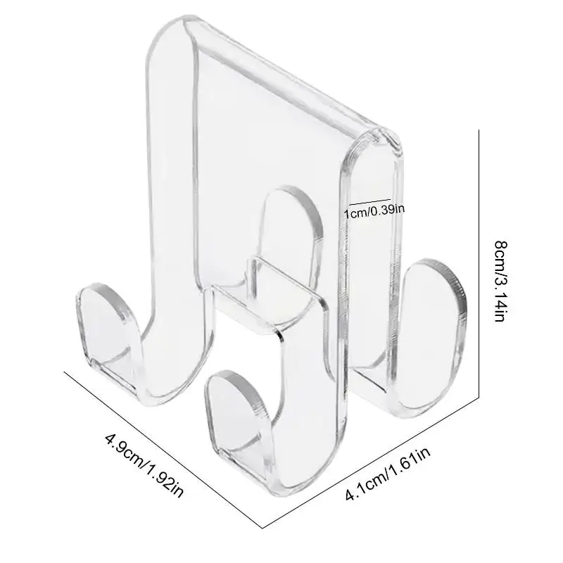 ㈅Shower Towel Hooks For Glass Glass Door Hanger Hooks Space-Saving Shower Door Hooks For Clothes Towels Washcloths And Robe
