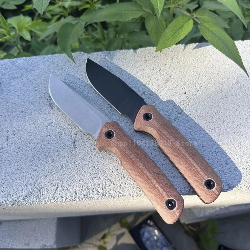 0004 صلابة عالية المحمولة سكين مستقيم D2 شفرة فولاذية G10 مقبض في الهواء الطلق التخييم بقاء تكتيكات سكين صيد الرجال هدية #1