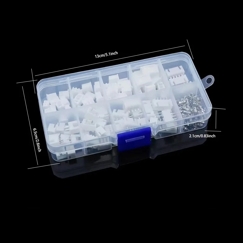 230 Pcs XH2.54 2p 3p 4p 5pin 2.54mm Pitch Terminal Male And Female Housing Kit Pin Connector Terminal Connector Kit