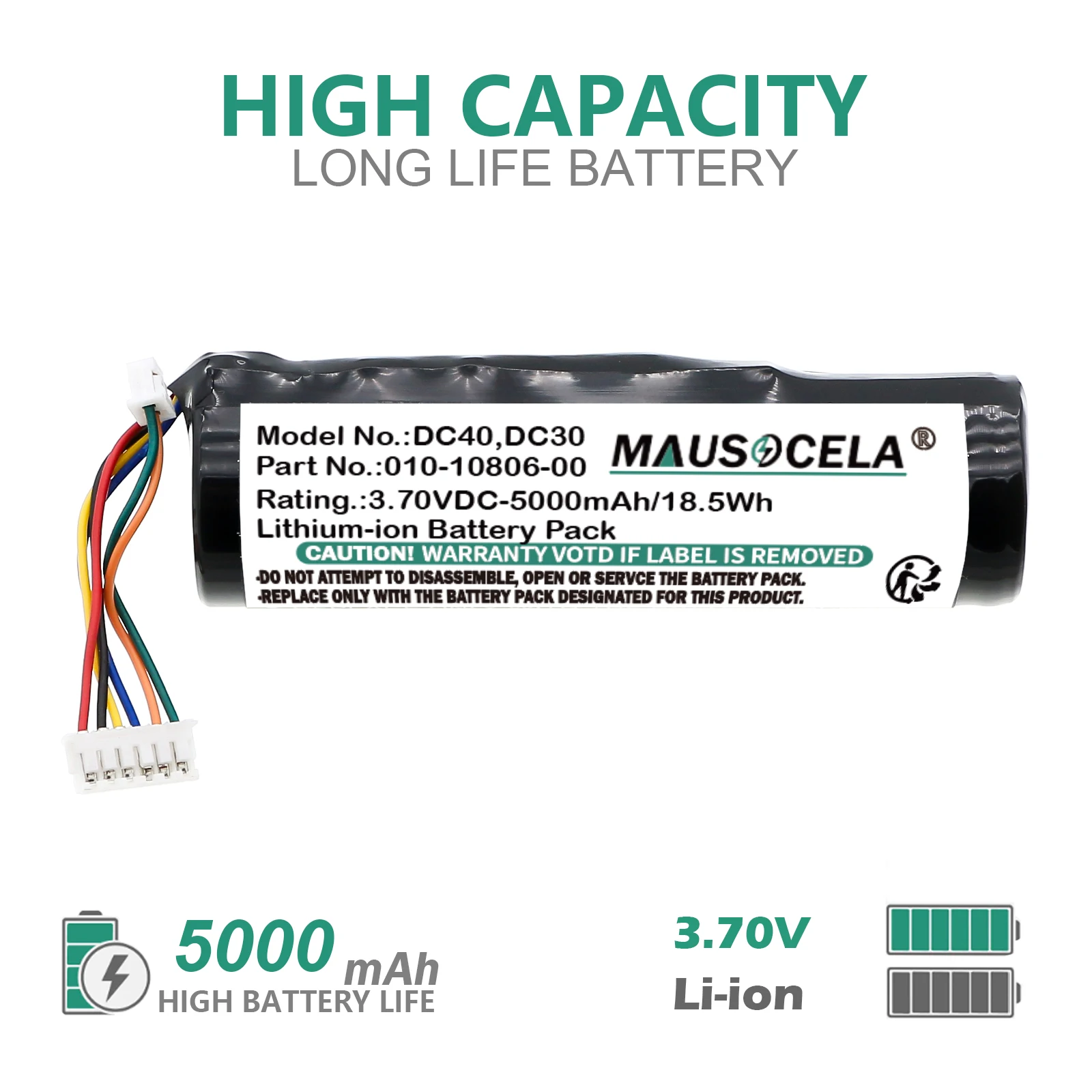 Dog Collar Battery For Garmin:DC20,DC30,DC40,Astro 320,Astro 220,Astro System DC20,010-10806-00 (-01,20),361-00029-00,AC00-12542
