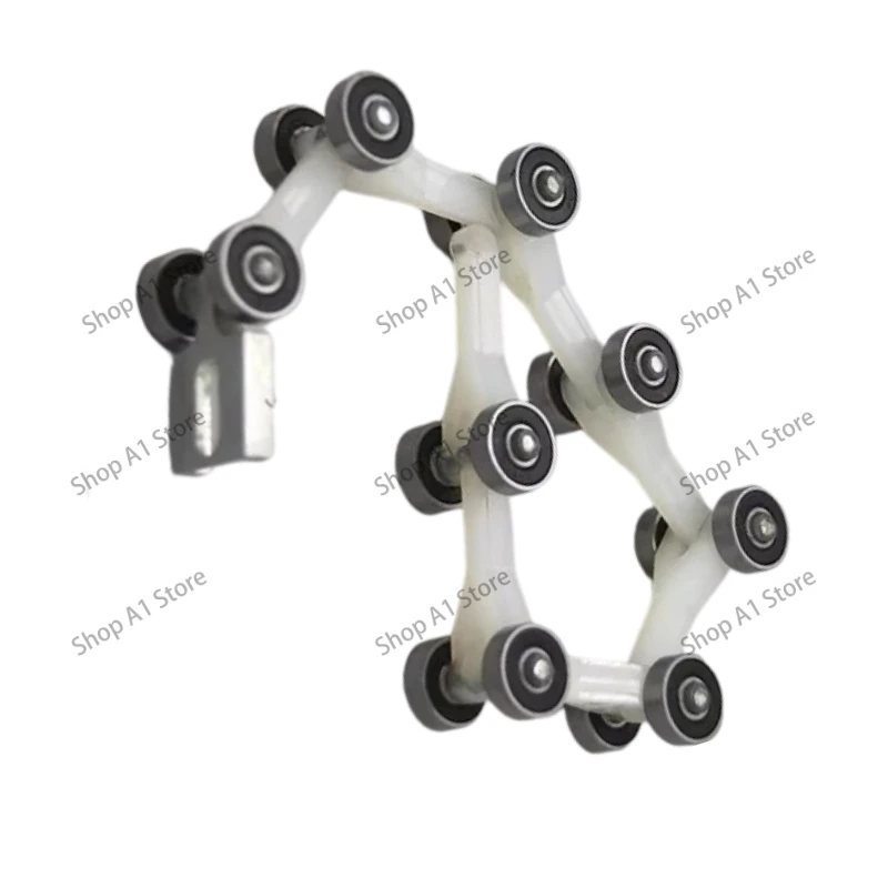 Escalator Rotary Chain 19 21 Links, Single & Double Fork Handrail Drive Chain, Escalator Replacement Spare Parts