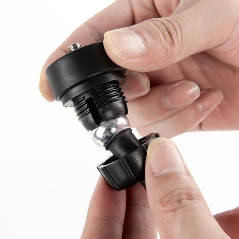 액션 카메라 변환기 용 볼 헤드 클립 마운트 1/4 나사에서 17mm 조인트 어댑터