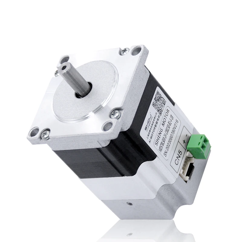 2025 CE Quality Siheng Motor Factory 80mm 1KW 3000rpm 3.2nm Canopen 48VDC Integrated Servo Motor and Driver for AGV RGV Solar