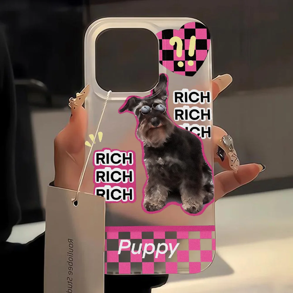 Cute Cat Animal Painted Case For iPhone 13 Cases iPhone 11 17 12 16 14 15 Pro Max 14Pro Max Cases Shockproof Bumper Cover Capa