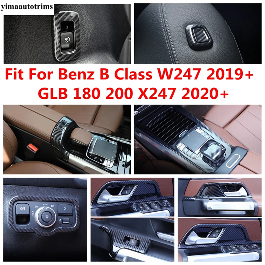 Armrest Box Button / Window Lift / Head Lamp Cover Trim Accessory For Benz B Class W247 2019 - 2023/GLB 180 200 X247 2020 - 2024