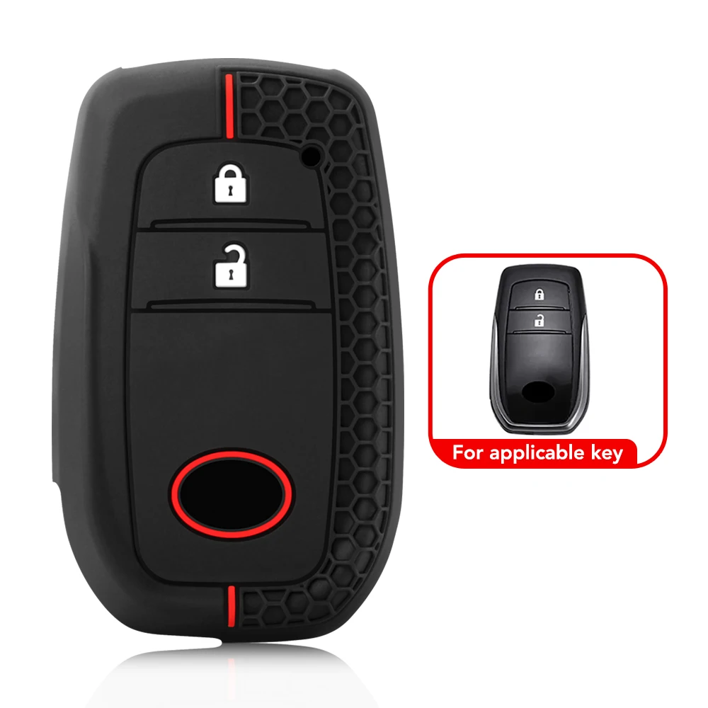 Car Key Cover For Toyota Hilux 2024 Yaris Corolla 2023 Rav4 2021 CHR Revo Auris Innova Highlander Venza Fortune Key Holder