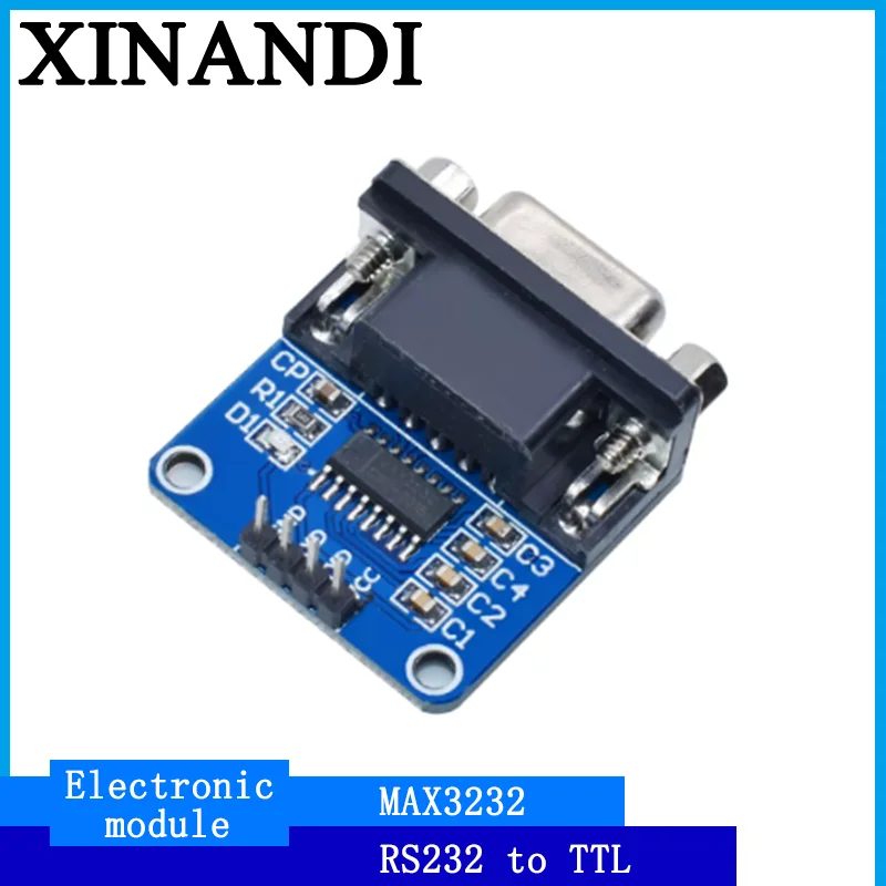 MAX3232 RS232 to TTL Serial Port Converter Module DB9 Connector MAX232 For Arduino