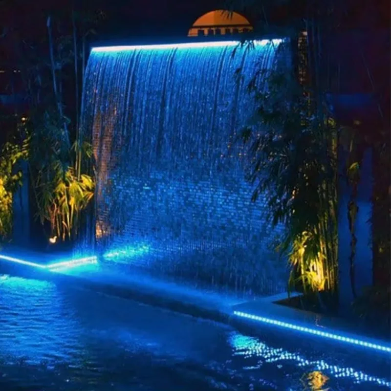 Factory Direct 2026 Outdoor Stainless Steel 304 316 Wall Waterfall Pool Tool Garden Outlet Water Wall Courtyard Rockery Hotel Wa