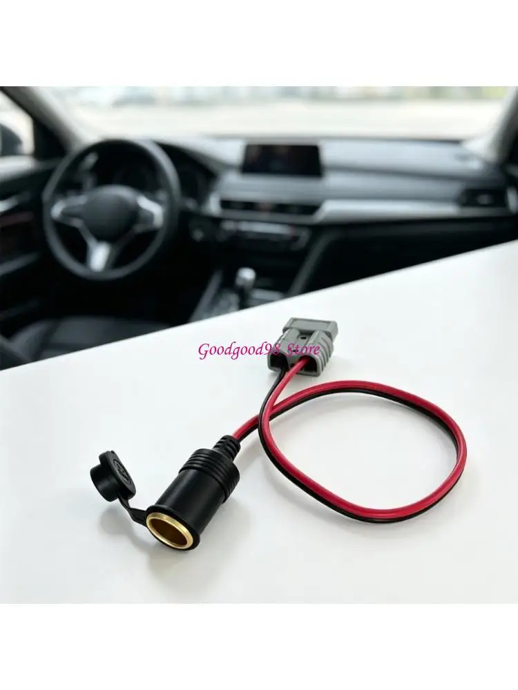 Car Refrigerator Power Adapter Cable with SB50 to Female Socket, 12V Within 360W,24V Within 720W for Car Use