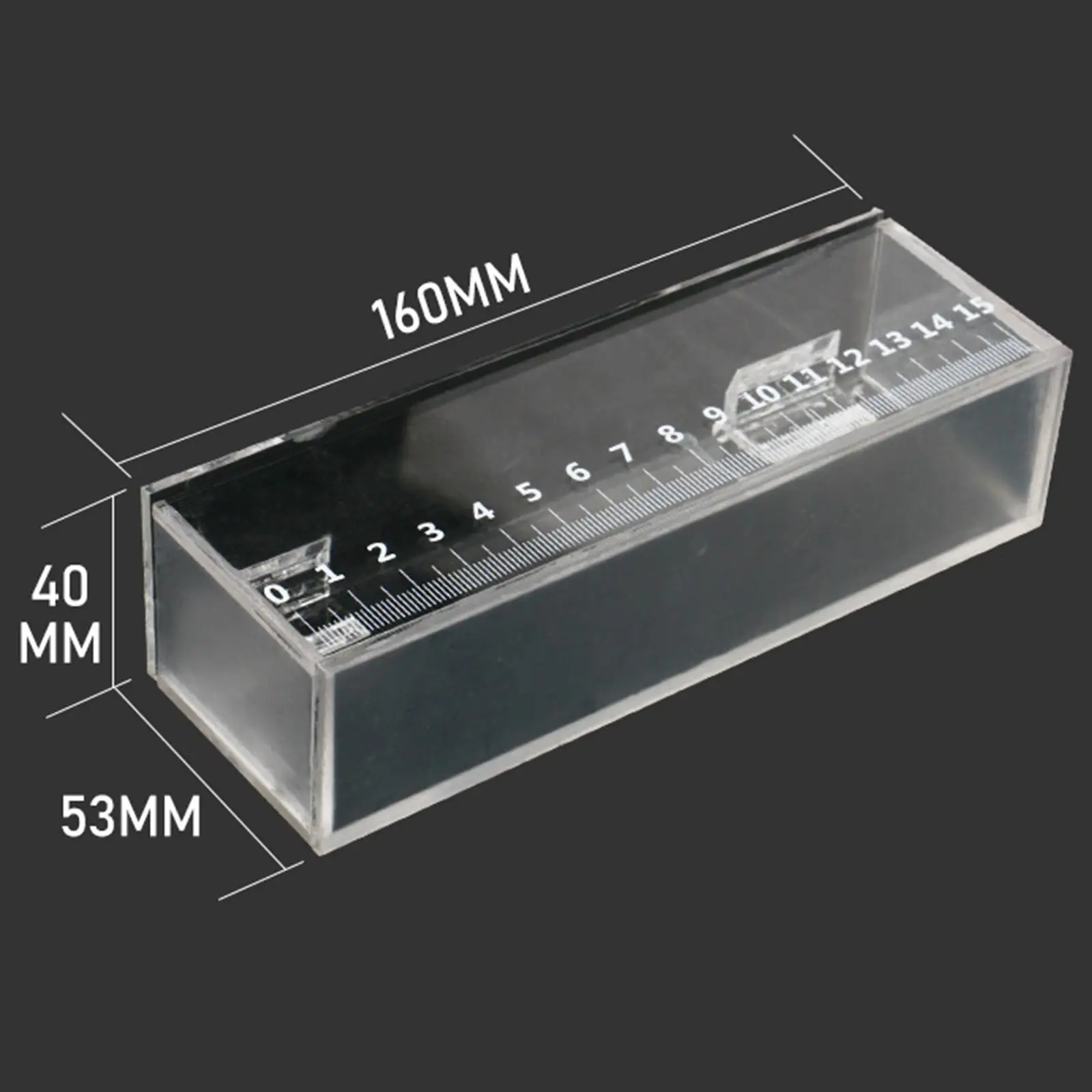 Fishing Photo Tank Acrylic mini Aquarium with Lid Fish Viewing Box Hatching Boxes Isolation Breeder Box with Scale