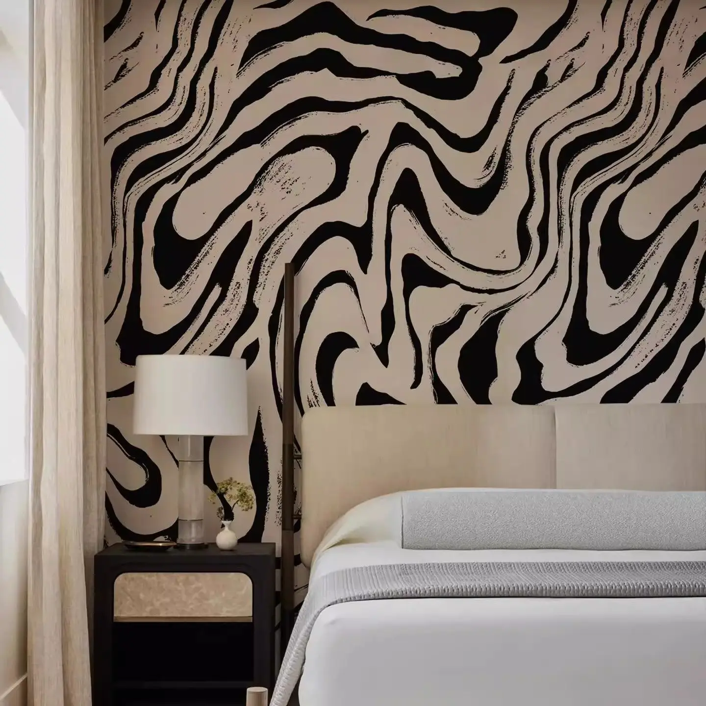 Custom Photo Murals wallpaper Mural Wall Paper For Living Room Bedroom Abstract lines wall stickers home Decor art decoration