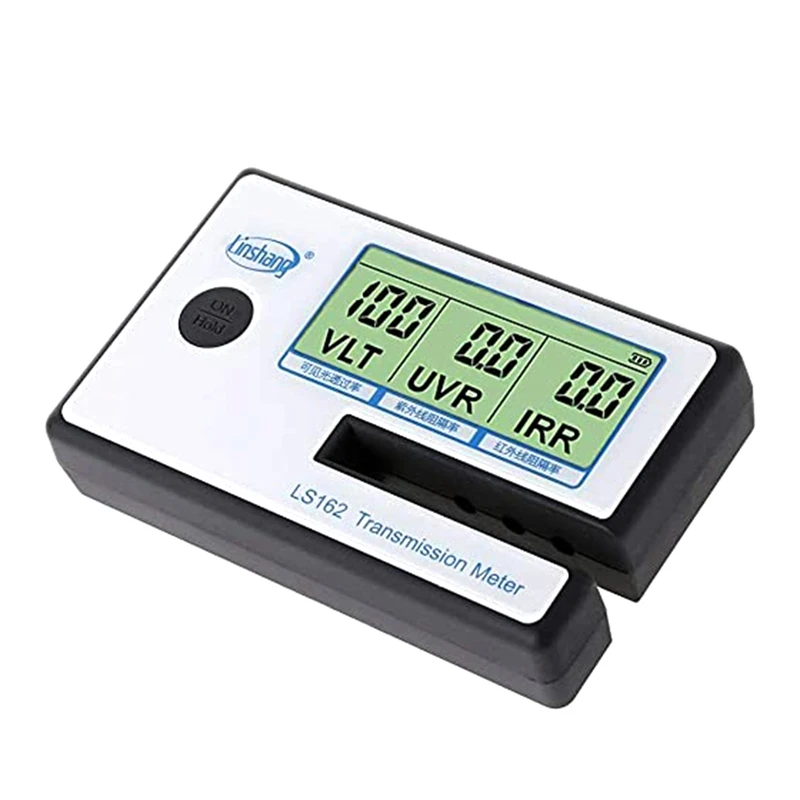 Linshang-portátil Solar Film Tester Janela do Carro Matiz Medidor de Transmissão Tester de Vidro Filmado Ls162