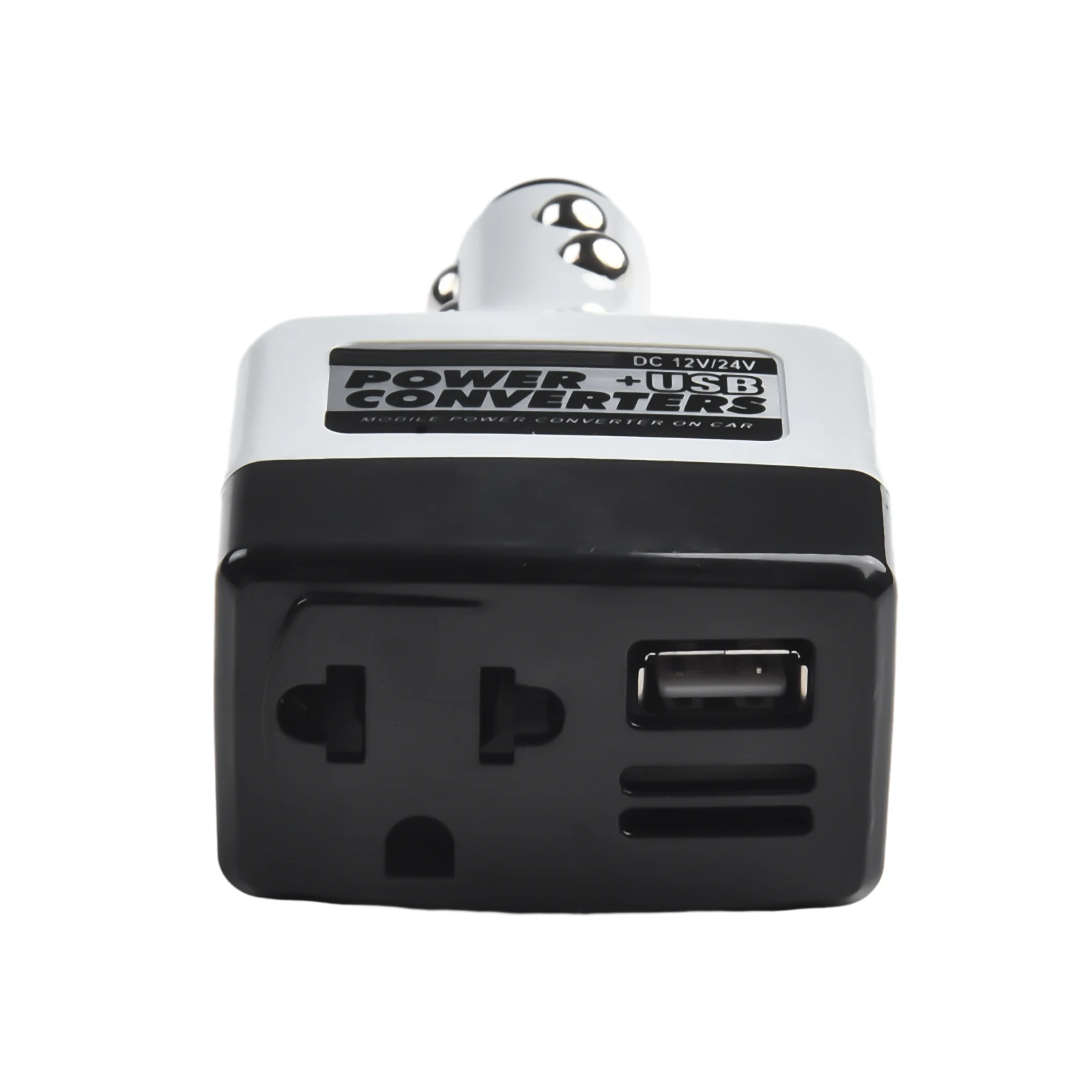 Convertidor de corriente para coche, convertidor de corriente de 12v/24v/ 220V CC a CA, Inversor, cargador de salida USB, adaptador de cargador de