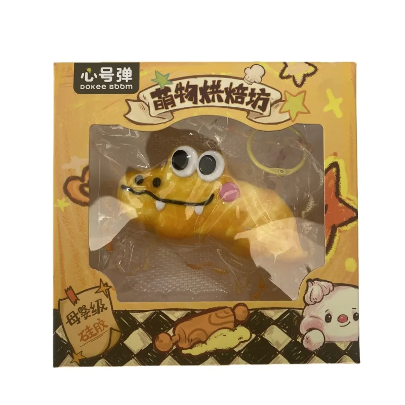 Simpatico panetteria pizzico divertente simpatico gattino antistress giocattolo da spremere palla di sfiato di decompressione in silicone giocattolo per bambini regalo di Natale