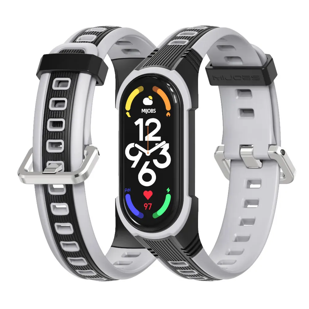 Strap for Xiaomi Mi Band 7 Bracelet for Mi Band 6 5 4 3 Miband 5 Wristbands Silicone Correas Smart Watch Sports wristband