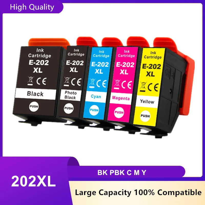 Compatible 202XL T202 T02G1 T02H1 Ink Cartridge For Epson Expression Premium XP6000 XP6005 XP6100 XP6105