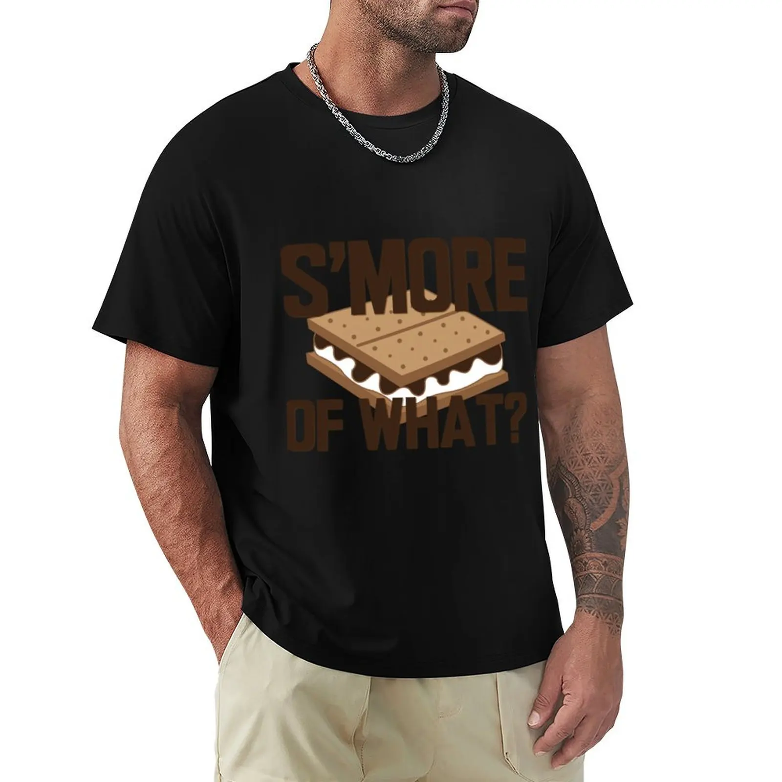 smore of what T-Shirt Graphic Print Short Sleeve T-Shirt