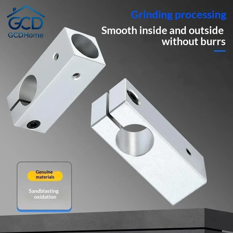 High Precision Optical Axis Cross Block T Type Fixed Column Shaft Connector for CNC Milling Machine Automation Projects