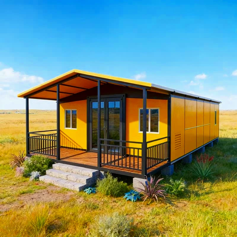 40ft Expandable Modular Container Room Sandwich Panel for Catering Home Kitchen 3 4 Bedroom Prefab Home with Bathroom Customized