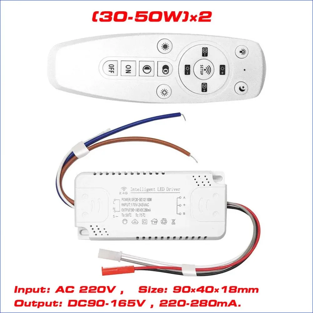 For RGB LED Tapes LED Tape Driver LED Dimmer Driver 88*40*18mm Customizable Color Control Driver Seamless Remote Control