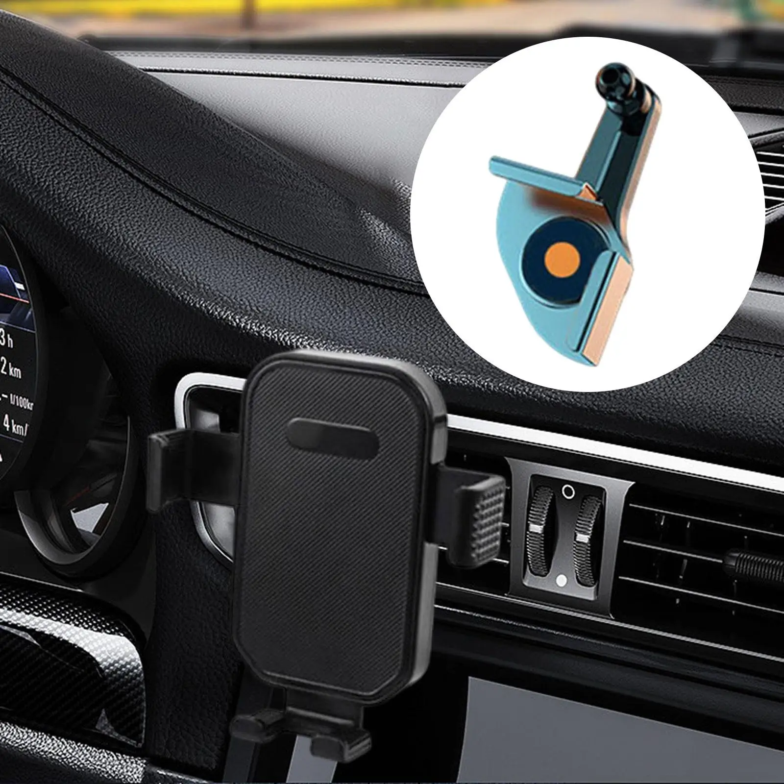 Car Phone Holder Multifunctional Hands Free Air Vent Smartphone Mount for RV