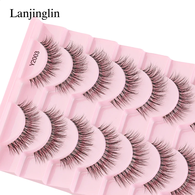 Natural Long 3/10 Pairs 3D Mink Lashes Soft Wispy Fluffy False Eyelashes Extension Make up Tools Fake Lashes maquillaje Cílios