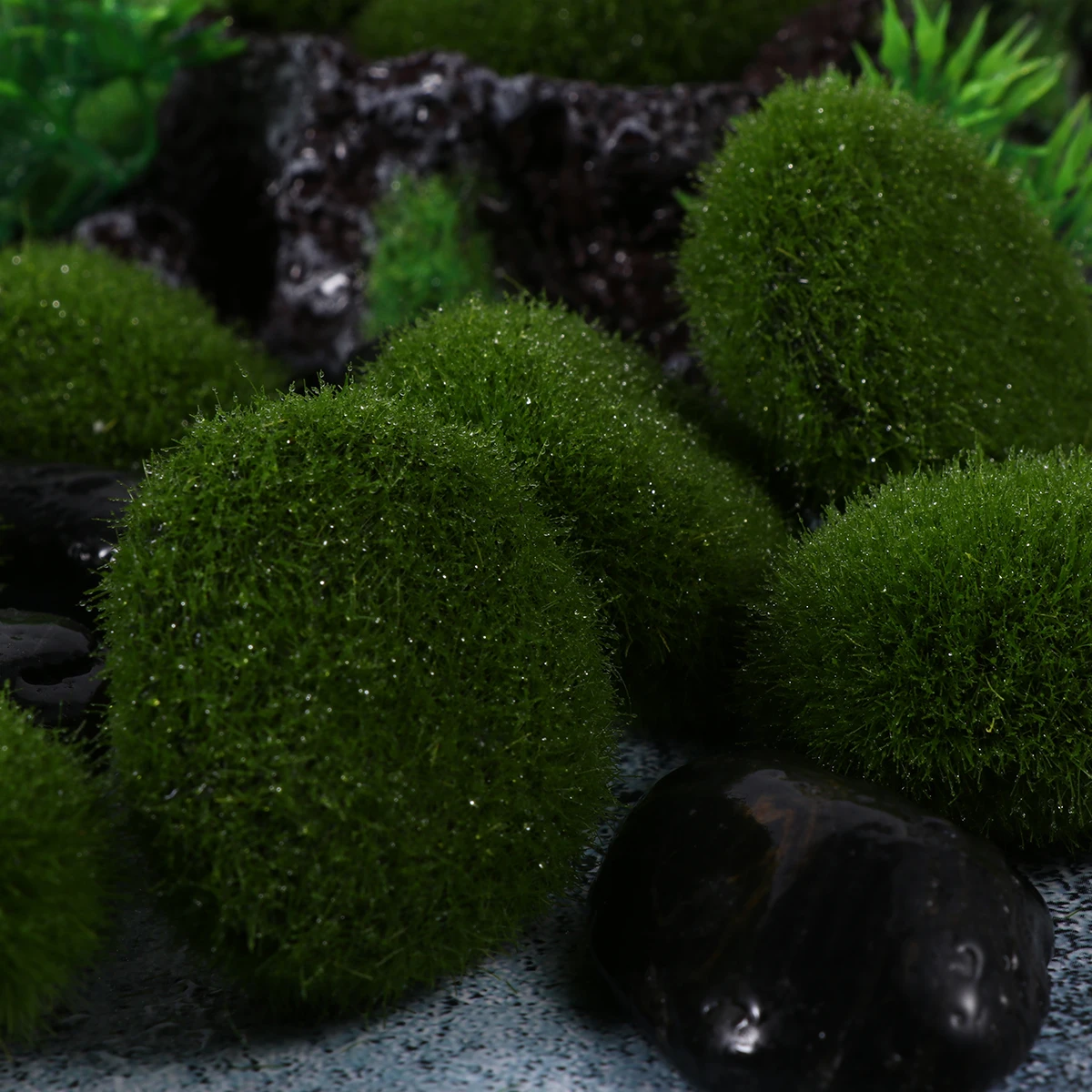 

20pcs Simulation Moss Stone Realistic Artificial Rock Decor For Terrarium Aquarium Garden Home Office Party Decoration