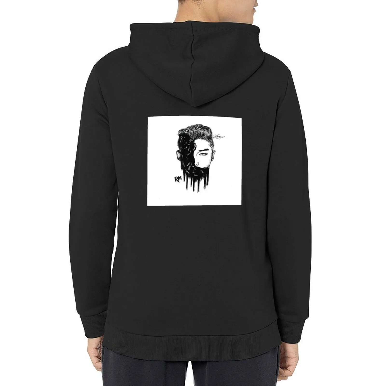 

RM in Ink Hoodie aesthetic clothing autumn clothes men's sweat-shirt set anime clothing oversized hoodie