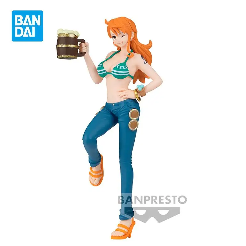 

Original BANDAI Banpresto ONE PIECE New World Nami PVC Anime Figure Action Figures Model Toys ﻿