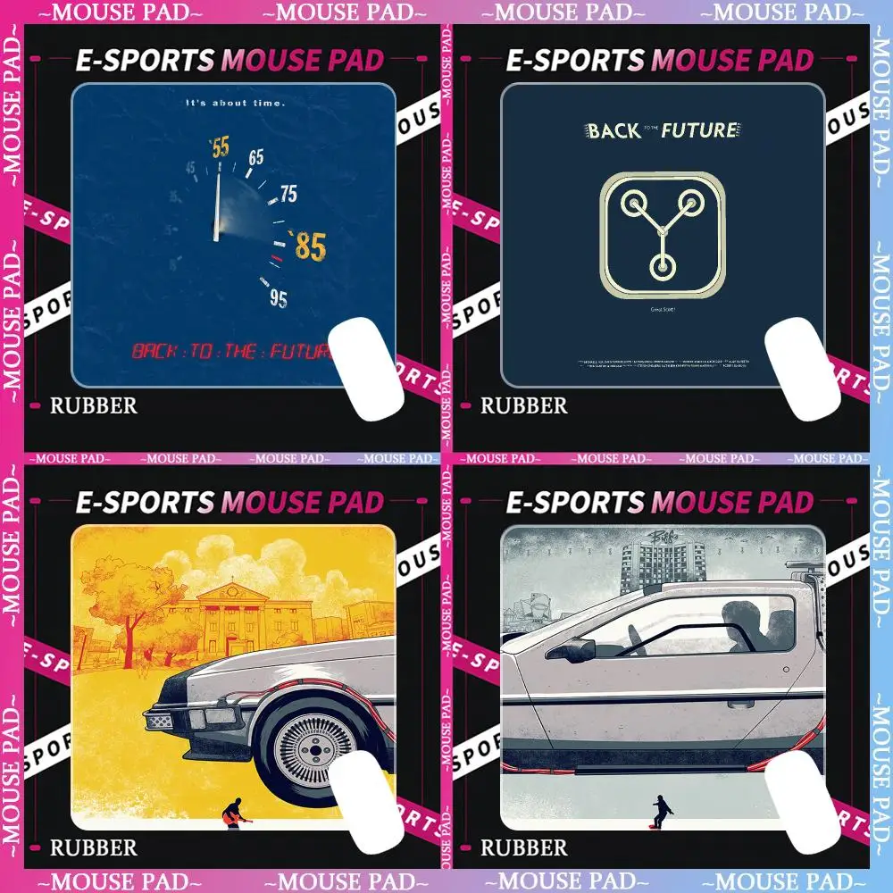 BACK TO FUTURE Mouse Pad Cartoon rubber Small mouse pad desktop computer office keyboard e-sports ROGs game