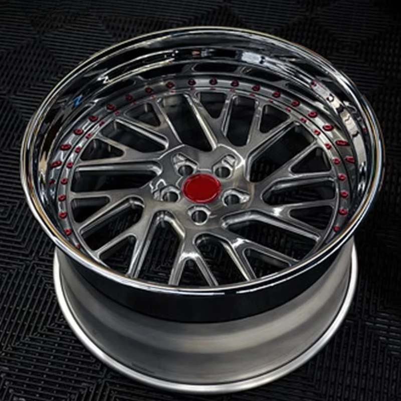 Passenger Car Wheels Carbon Fiber Wheel Deep Dish Rim Chrome Sport Jante Aluminum Alloy Wheels 17 18 21 22 20 24 26 Inch