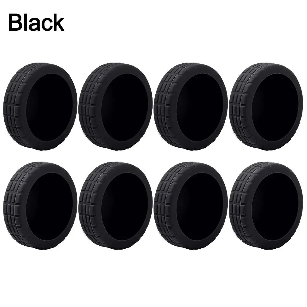 Silicone Luggage Wheels Protector Reduce Wheel Wear Noise Wheels Guard Cover Suitcase Wheels Protection Cover